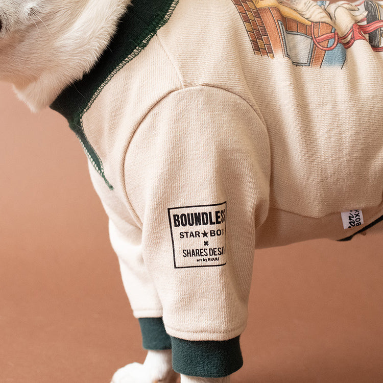 【数量限定！先行予約7/20まで！】STAR★BOXx × RUUU. by SHARES DESIGN  “BOUNDLESS” gazette TEE/ 犬服 ガゼット T シャツ（お届け9/10～）