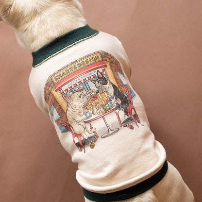 【数量限定！先行予約7/20まで！】STAR★BOXx × RUUU. by SHARES DESIGN  “BOUNDLESS” gazette TEE/ 犬服 ガゼット T シャツ（お届け9/10～）