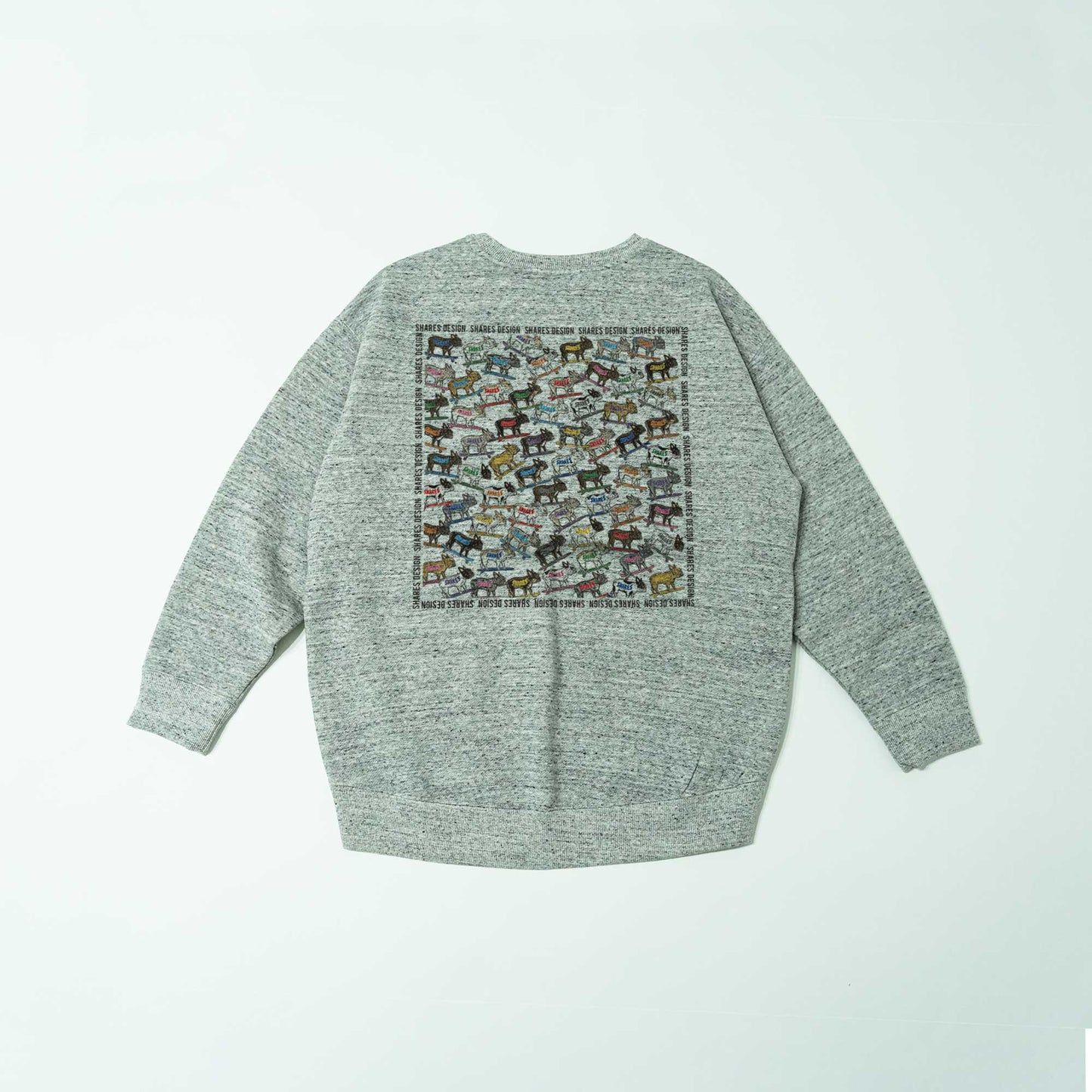 フレブル ALL OVER  LADIES SWEAT / 総柄-レディーススウェット