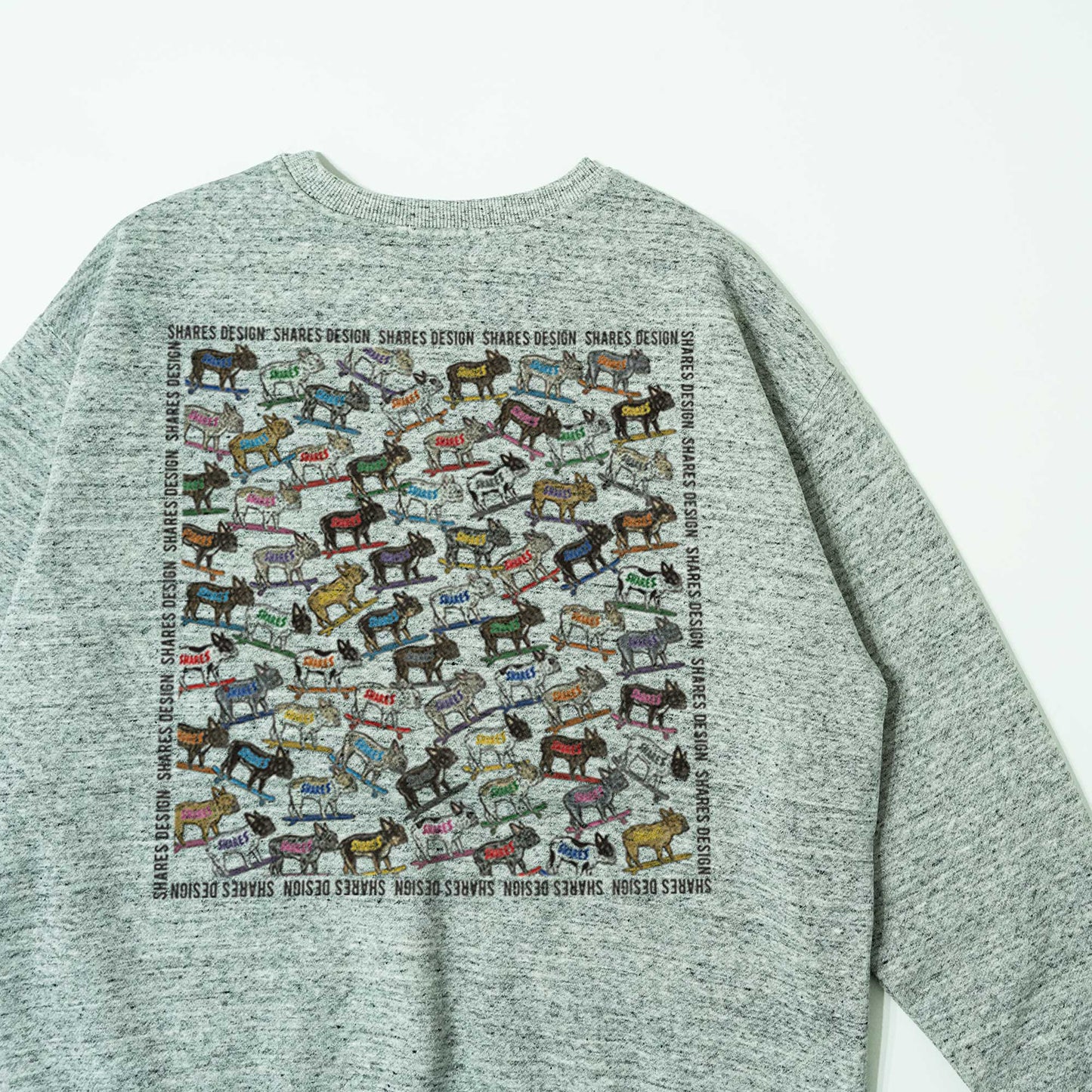 フレブル ALL OVER  LADIES SWEAT / 総柄-レディーススウェット