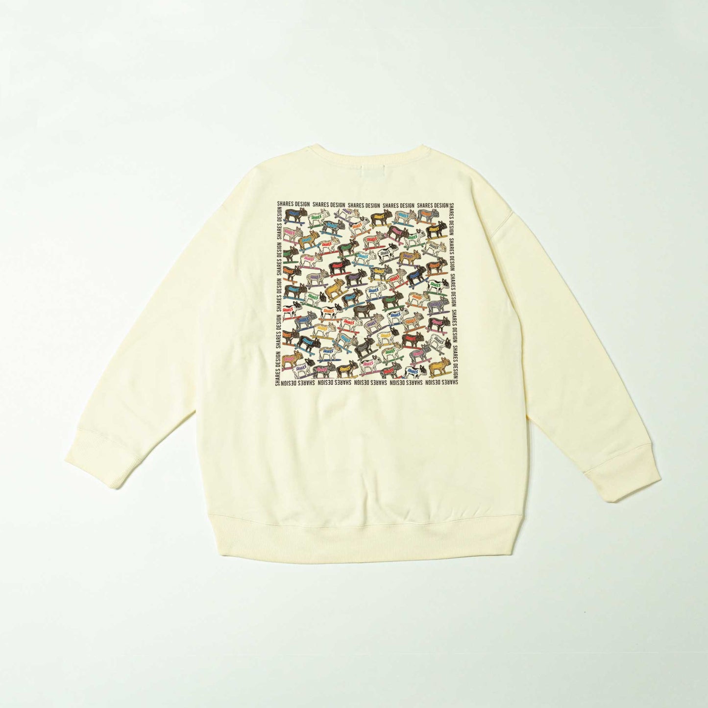 フレブル ALL OVER  LADIES SWEAT / 総柄-レディーススウェット