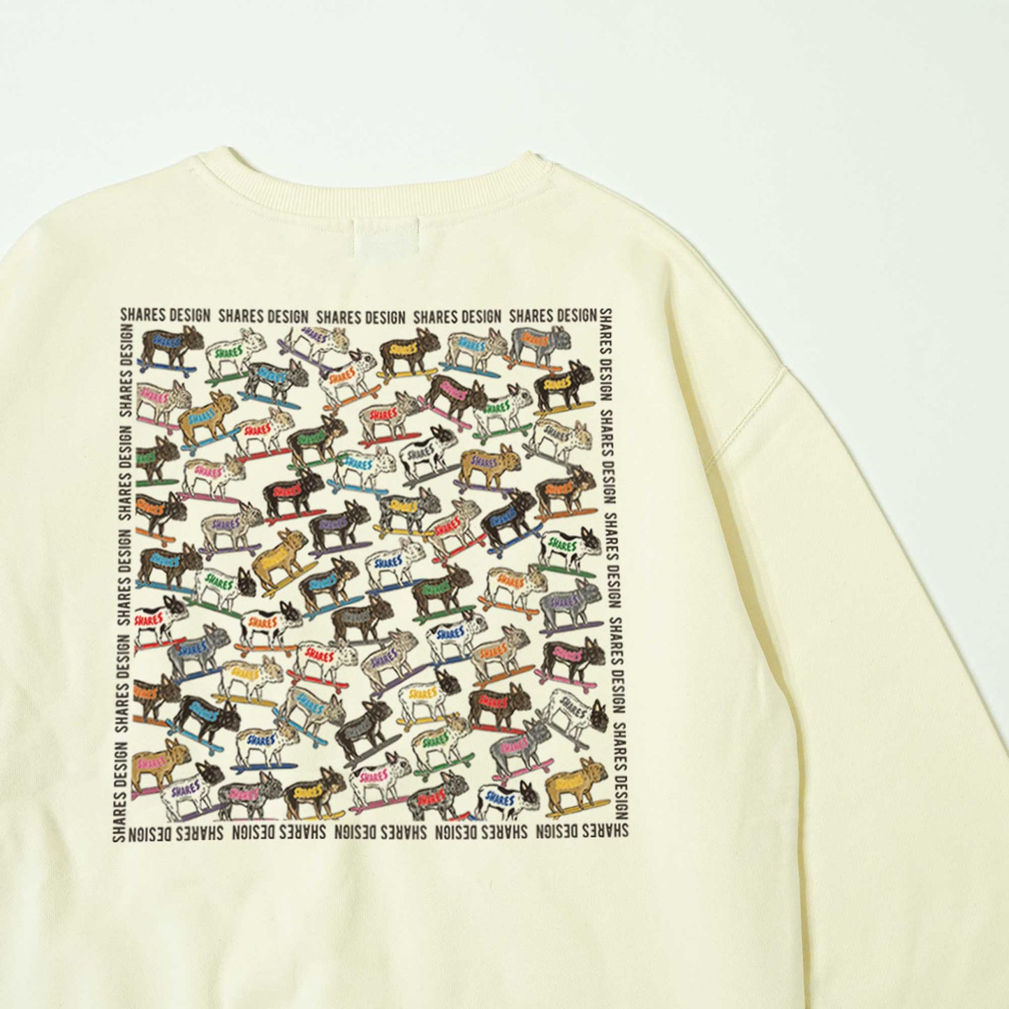 フレブル ALL OVER  LADIES SWEAT / 総柄-レディーススウェット