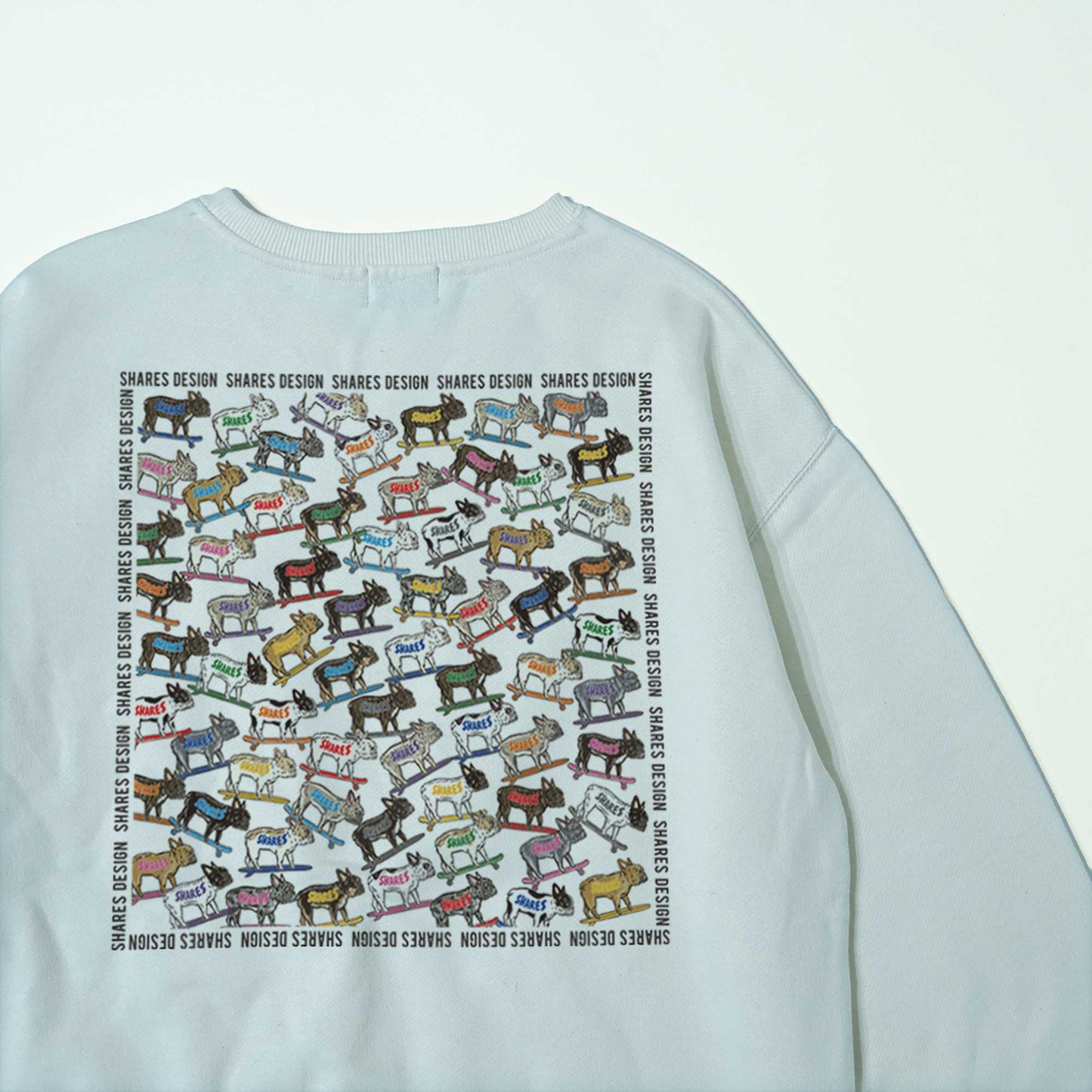 フレブル ALL OVER  LADIES SWEAT / 総柄-レディーススウェット