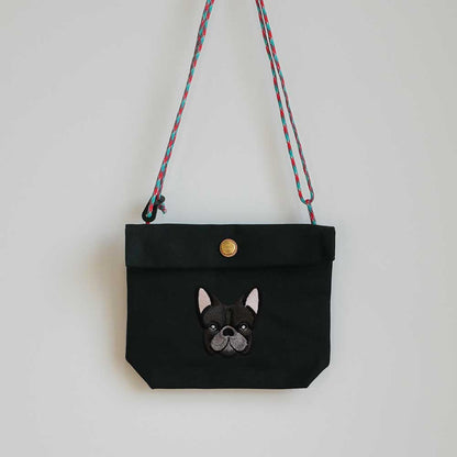 FB FACE EMB POCHETTE【Brindle】