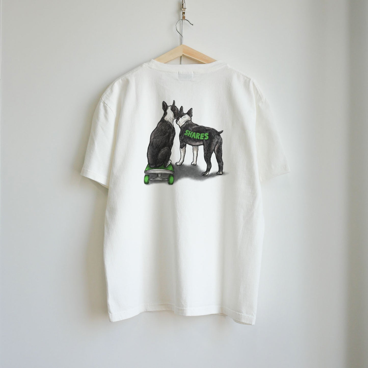 USA COTTON 80ｓVINTAGE Boston Terrier Tee