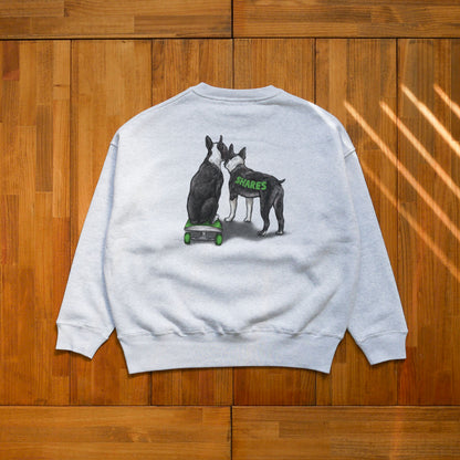 80's VTG BOSTON TERRIER BIG CREW SWEAT / ビッグスウェット