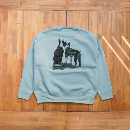 80's VTG BOSTON TERRIER BIG CREW SWEAT / ビッグスウェット