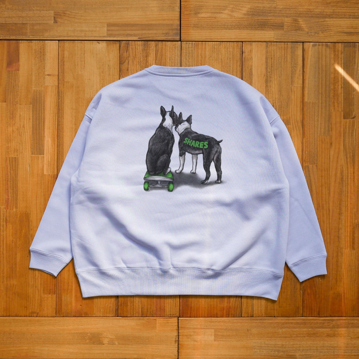 80's VTG BOSTON TERRIER BIG CREW SWEAT / ビッグスウェット