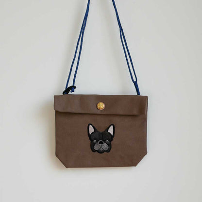 FB FACE EMB POCHETTE【Brindle】