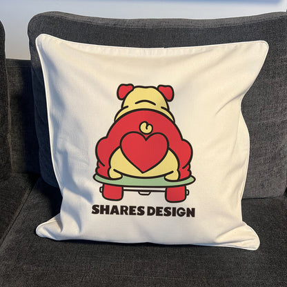 【期間限定！4/19まで販売中】 〈OPEN HEART♡〉   CUSHION COVER/ クッションカバー（送料無料）