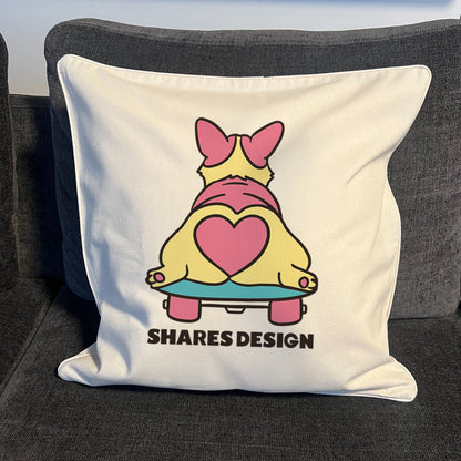 【期間限定！4/19まで販売中】 〈OPEN HEART♡〉   CUSHION COVER/ クッションカバー（送料無料）