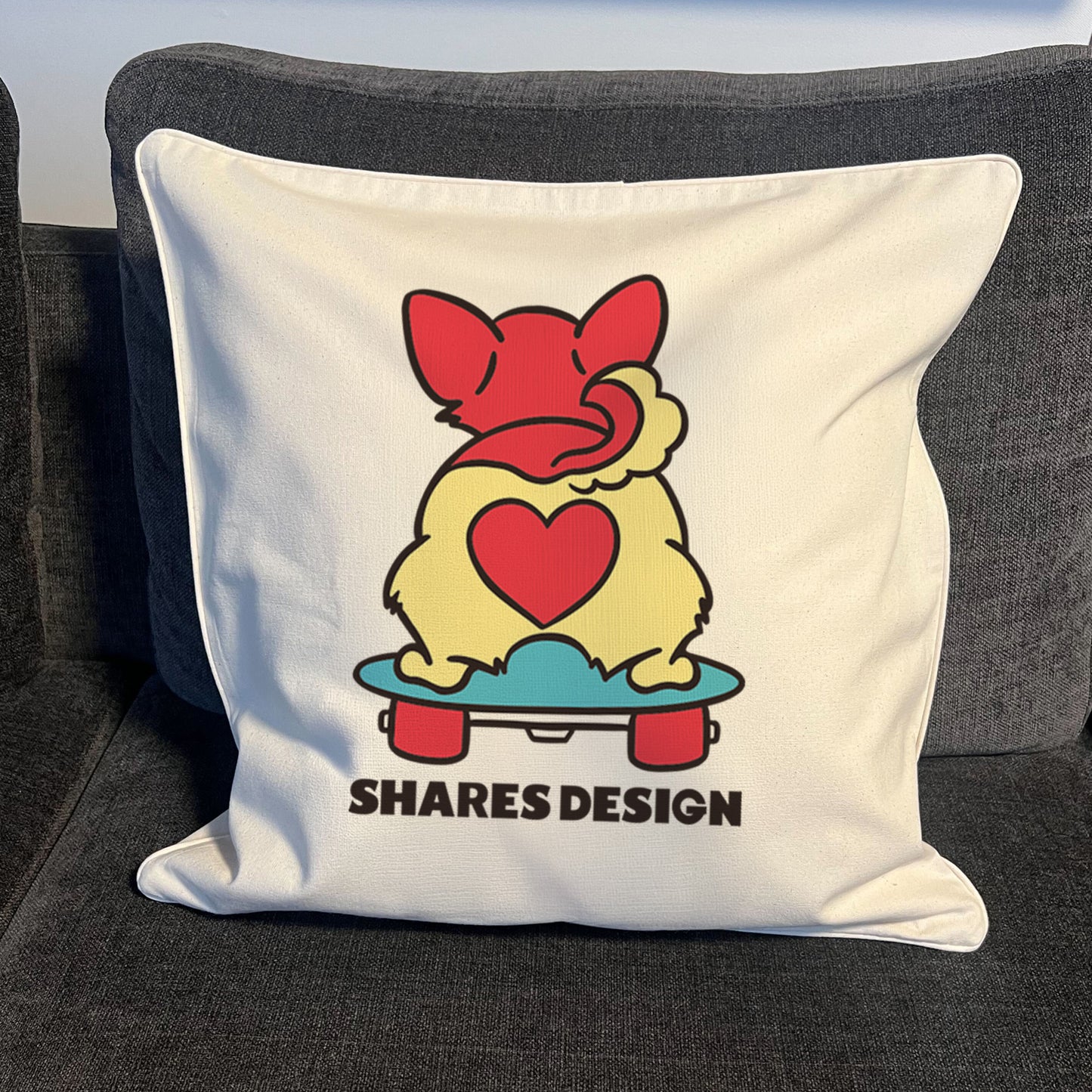【期間限定！4/19まで販売中】 〈OPEN HEART♡〉   CUSHION COVER/ クッションカバー（送料無料）