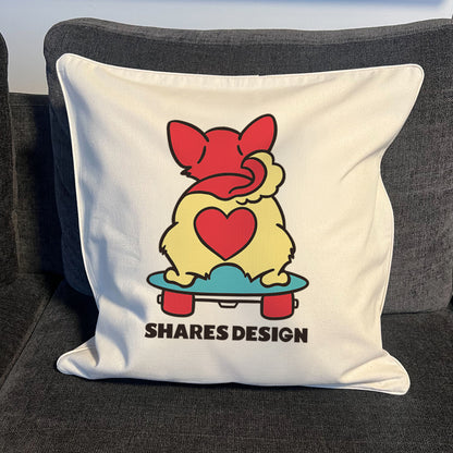 【期間限定！4/19まで販売中】 〈OPEN HEART♡〉   CUSHION COVER/ クッションカバー（送料無料）