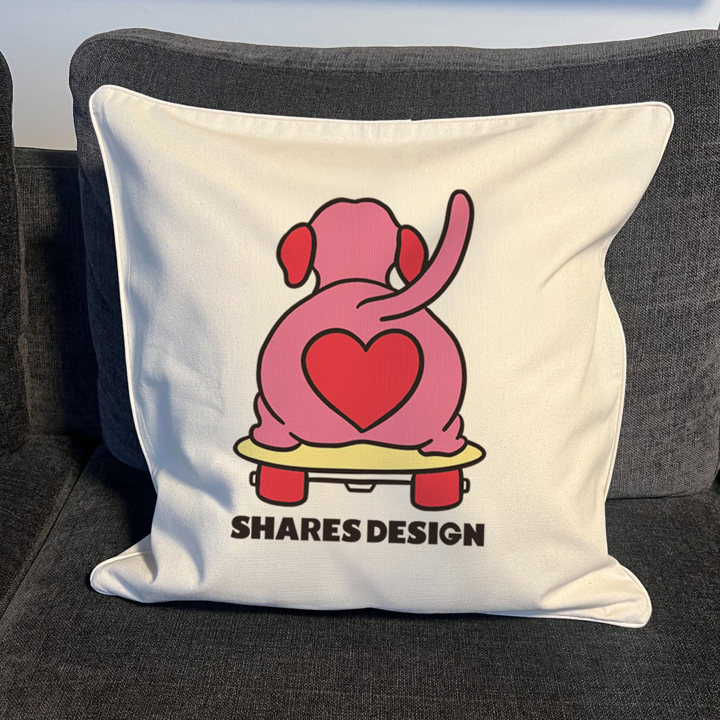 【期間限定！4/19まで販売中】 〈OPEN HEART♡〉   CUSHION COVER/ クッションカバー（送料無料）
