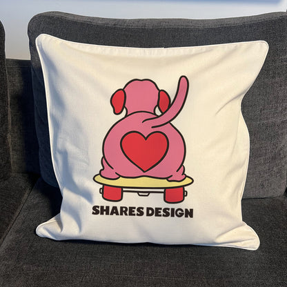【期間限定！4/19まで販売中】 〈OPEN HEART♡〉   CUSHION COVER/ クッションカバー（送料無料）