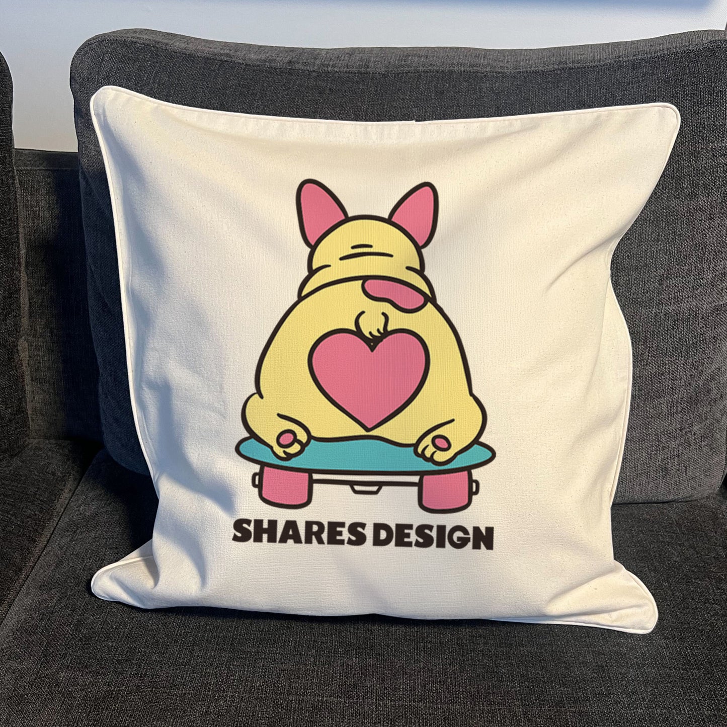 【期間限定！4/19まで販売中】 〈OPEN HEART♡〉   CUSHION COVER/ クッションカバー（送料無料）