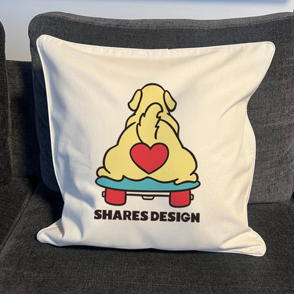 【期間限定！4/19まで販売中】 〈OPEN HEART♡〉   CUSHION COVER/ クッションカバー（送料無料）