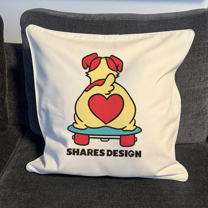 【期間限定！4/19まで販売中】 〈OPEN HEART♡〉   CUSHION COVER/ クッションカバー（送料無料）
