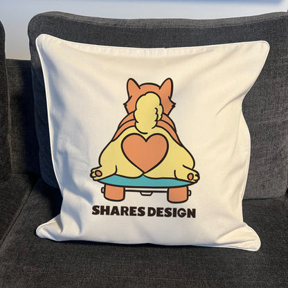 【期間限定！4/19まで販売中】 〈OPEN HEART♡〉   CUSHION COVER/ クッションカバー（送料無料）