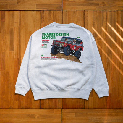 【1月中旬頃～お届け】SD-MOTOR   BIG CREW SWEAT / ビッグスウェット