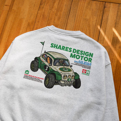 【1月中旬頃～お届け】SD-MOTOR   BIG CREW SWEAT / ビッグスウェット