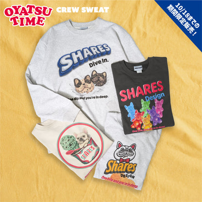 【期間限定！ 10/18 まで販売中】 〈 OYATSU TIME〉CREW SWEAT/ スウェット