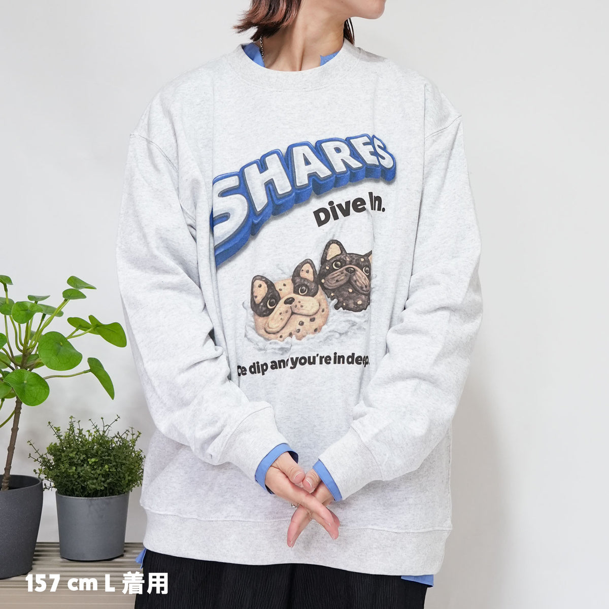 【期間限定！ 10/18 まで販売中】 〈 OYATSU TIME〉CREW SWEAT/ スウェット