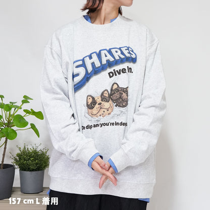 【期間限定！ 10/18 まで販売中】 〈 OYATSU TIME〉CREW SWEAT/ スウェット