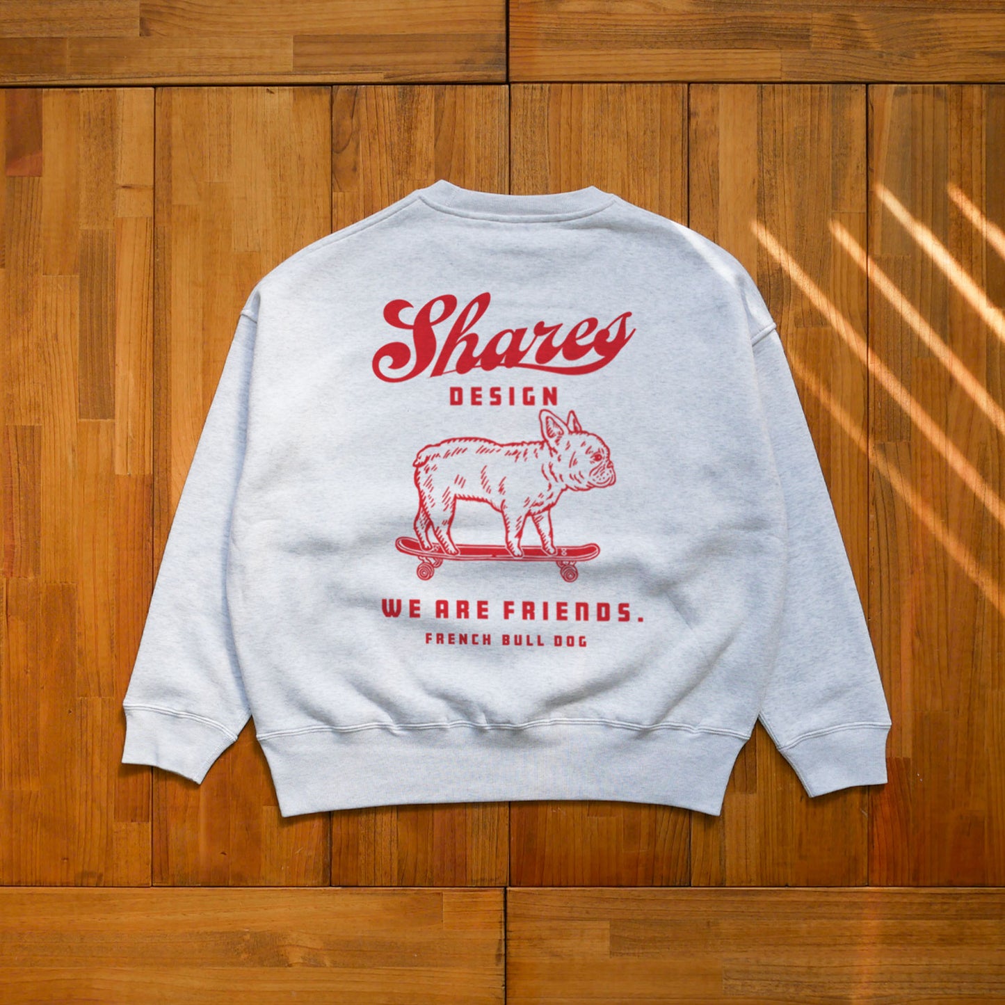 FRENCH BULLDOG-FRIENDS BIG CREW SWEAT / クルーネックスウェット