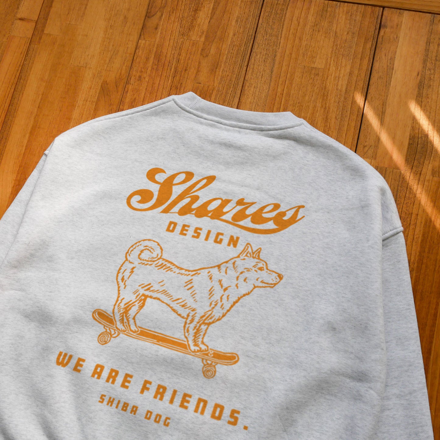 SHIBA-FRIENDS BIG CREW SWEAT / クルーネックスウェット