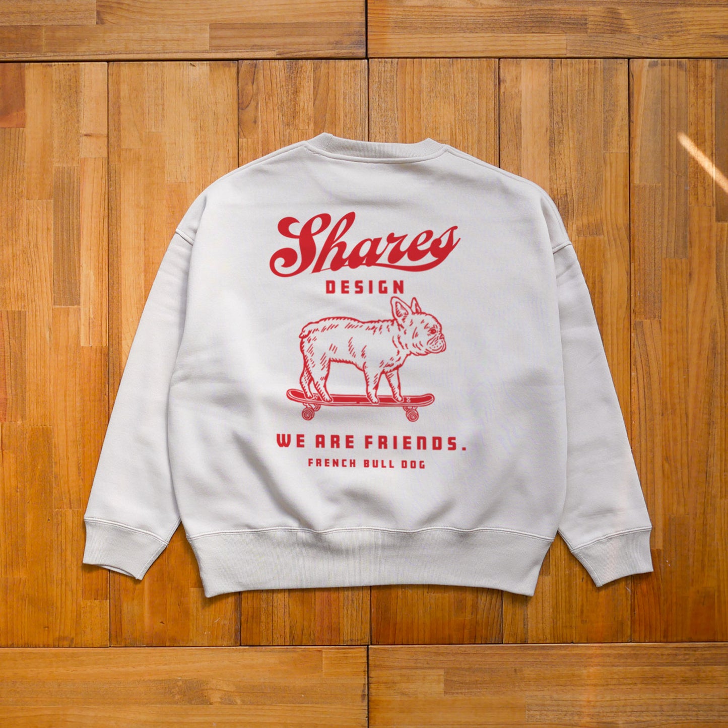 FRENCH BULLDOG-FRIENDS BIG CREW SWEAT / クルーネックスウェット