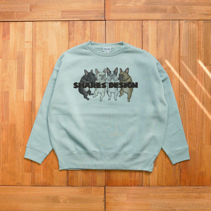 80's VTG 4BUHI  BIG CREW SWEAT / ビッグスウェット