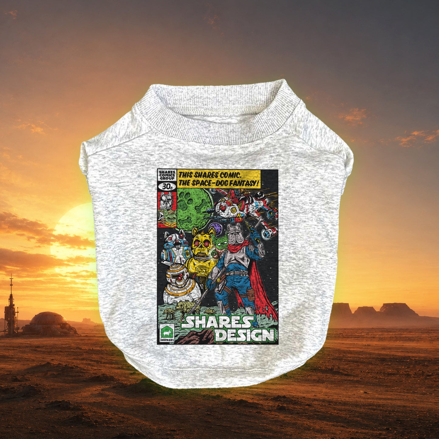 【7/31 まで期間限定！】WANDALORIAN / 犬用Tシャツ