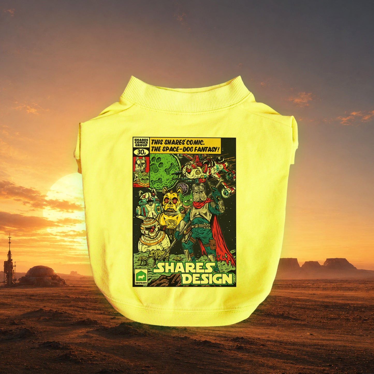 【7/31 まで期間限定！】WANDALORIAN / 犬用Tシャツ
