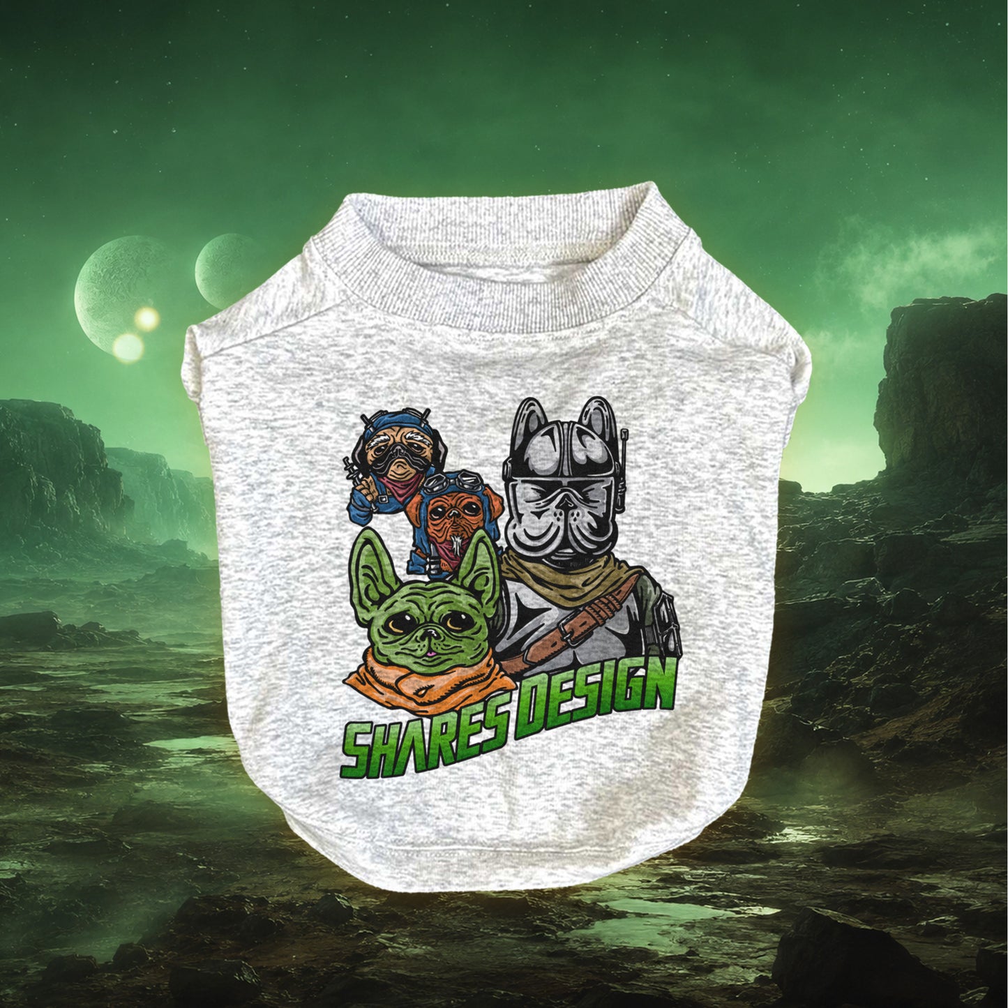 【7/31 まで期間限定！】WANDALORIAN / 犬用Tシャツ