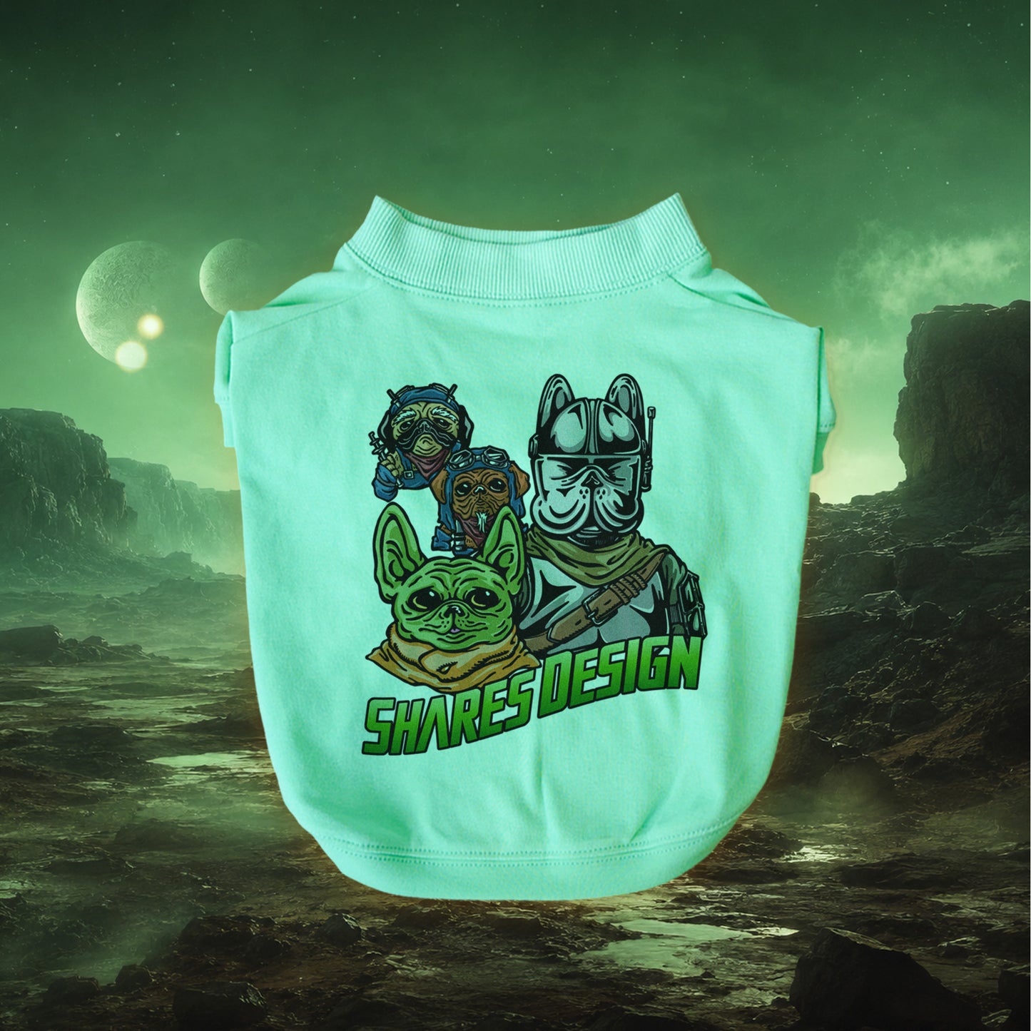 【7/31 まで期間限定！】WANDALORIAN / 犬用Tシャツ