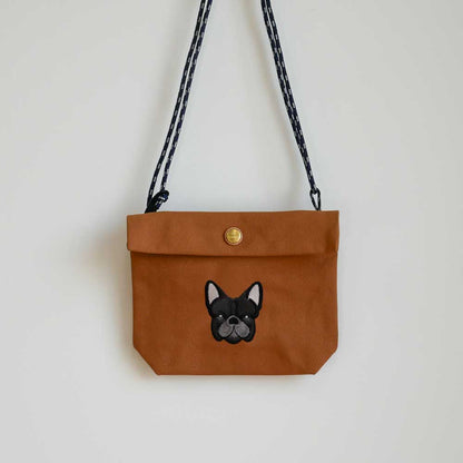 FB FACE EMB POCHETTE【Brindle】