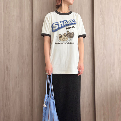 【期間限定！ 6/14 まで販売中】 〈 OYATSU TIME〉RINGER T-SHIRTS/リンガー 半袖 T シャツ