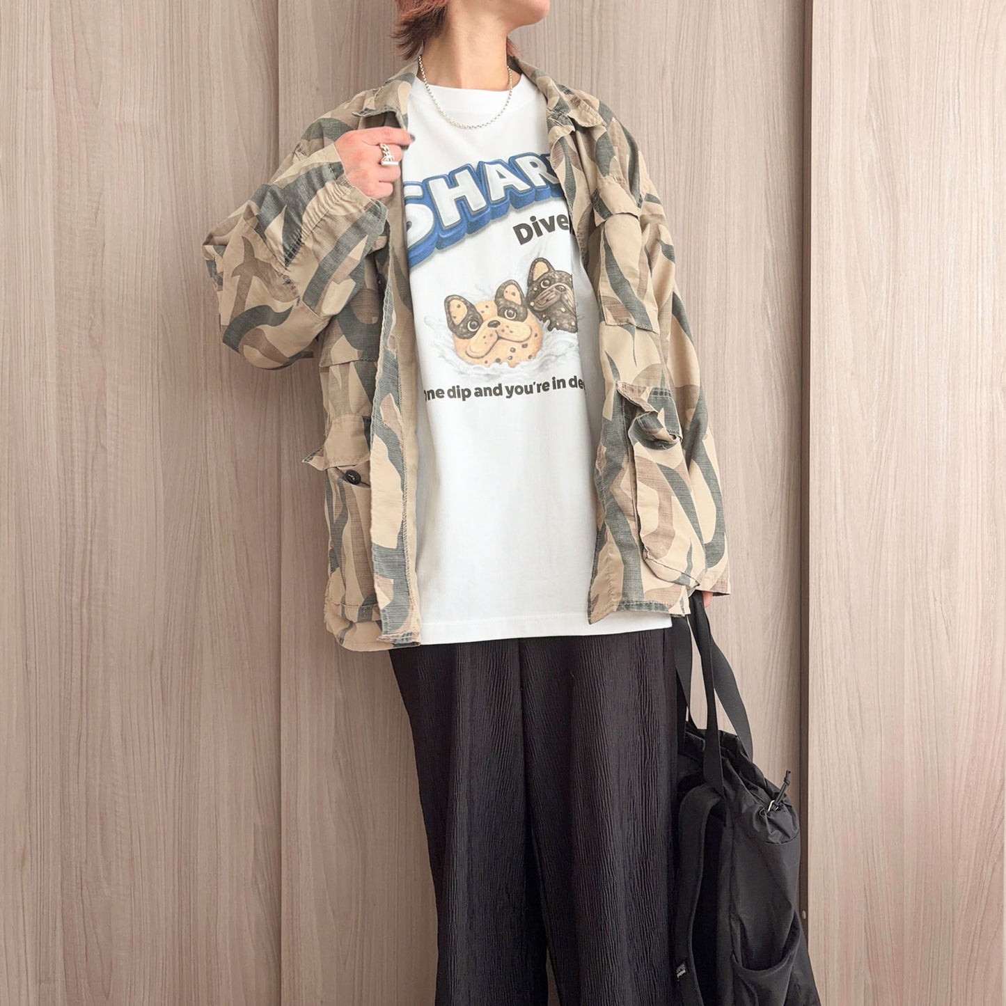 【期間限定！ 6/14 まで販売中】 〈 OYATSU TIME〉T-SHIRTS/ 半袖 T シャツ