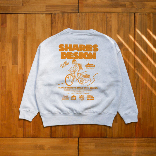 DINNER-DELIVERY【Orange】  / BIG CREW SWEAT