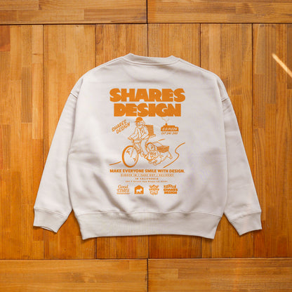 DINNER-DELIVERY【Orange】  / BIG CREW SWEAT