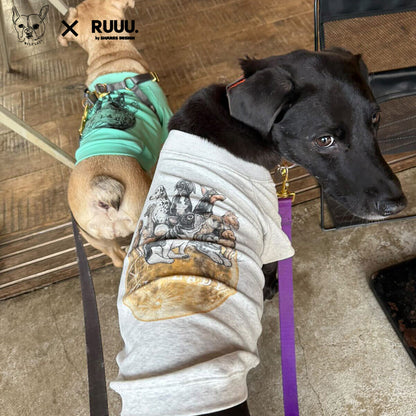 【受注生産！ 12/26 まで予約（1 月中旬～お届け）】 〈WOLFLADY×RUUU.〉 DOG T-SHIRTS/ 犬用T シャツ