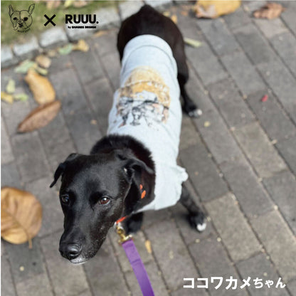 【受注生産！ 12/26 まで予約（1 月中旬～お届け）】 〈WOLFLADY×RUUU.〉 DOG T-SHIRTS/ 犬用T シャツ