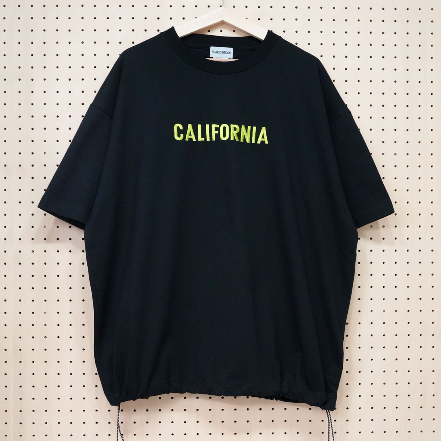 〈期間限定受注生産〉ネーム刺繍セミオーダー【 DRAWCORD T-SHIRT/ドローコード Tシャツ】