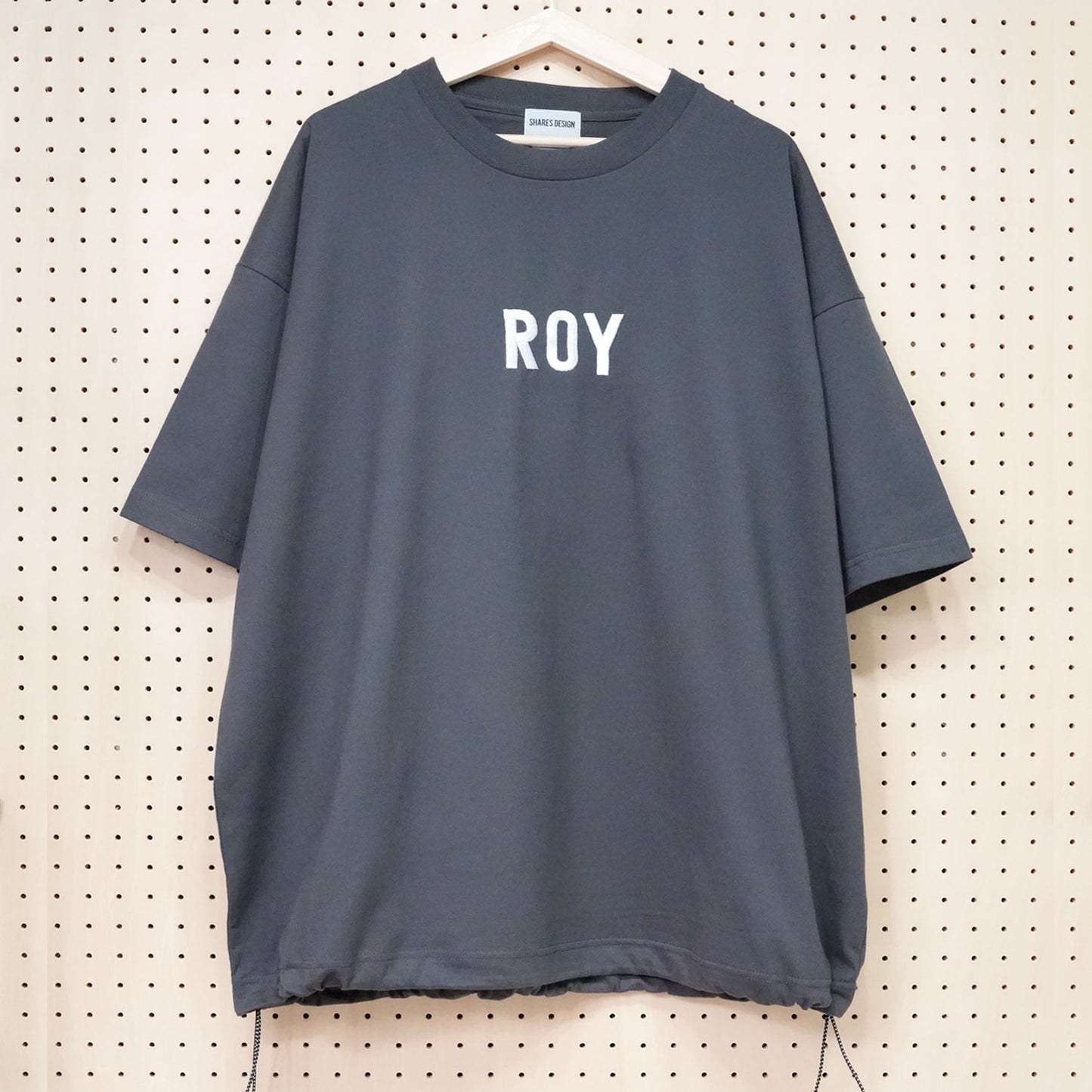 〈期間限定受注生産〉ネーム刺繍セミオーダー【 DRAWCORD T-SHIRT/ドローコード Tシャツ】