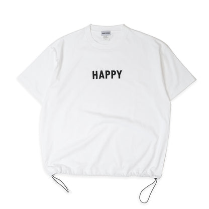 〈期間限定受注生産〉ネーム刺繍セミオーダー【 DRAWCORD T-SHIRT/ドローコード Tシャツ】
