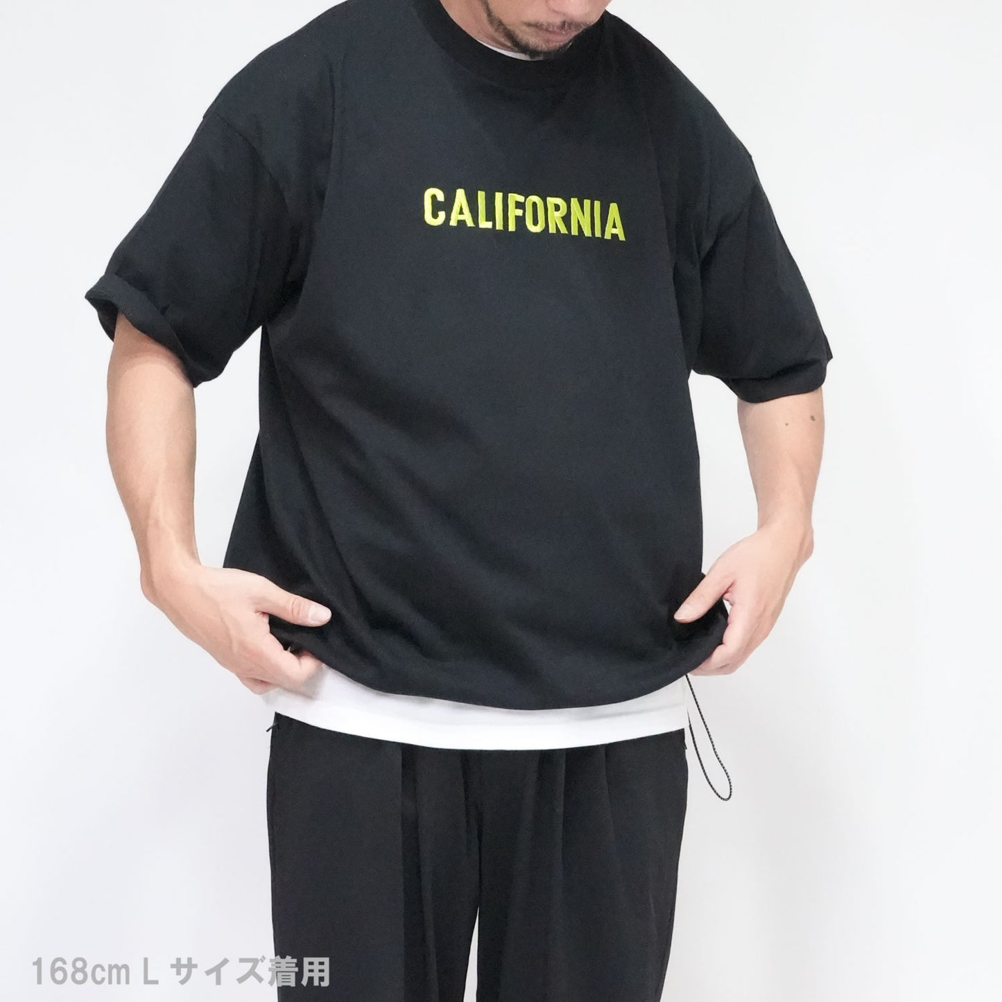 〈期間限定受注生産〉ネーム刺繍セミオーダー【 DRAWCORD T-SHIRT/ドローコード Tシャツ】