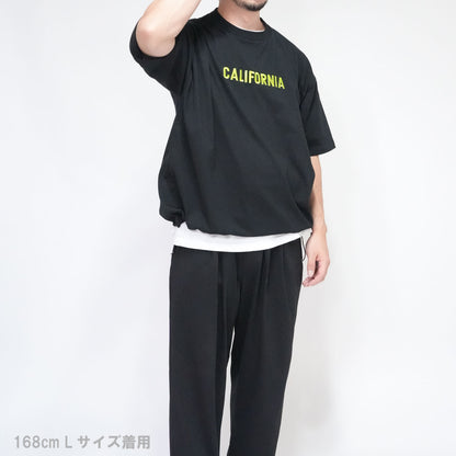 〈期間限定受注生産〉ネーム刺繍セミオーダー【 DRAWCORD T-SHIRT/ドローコード Tシャツ】