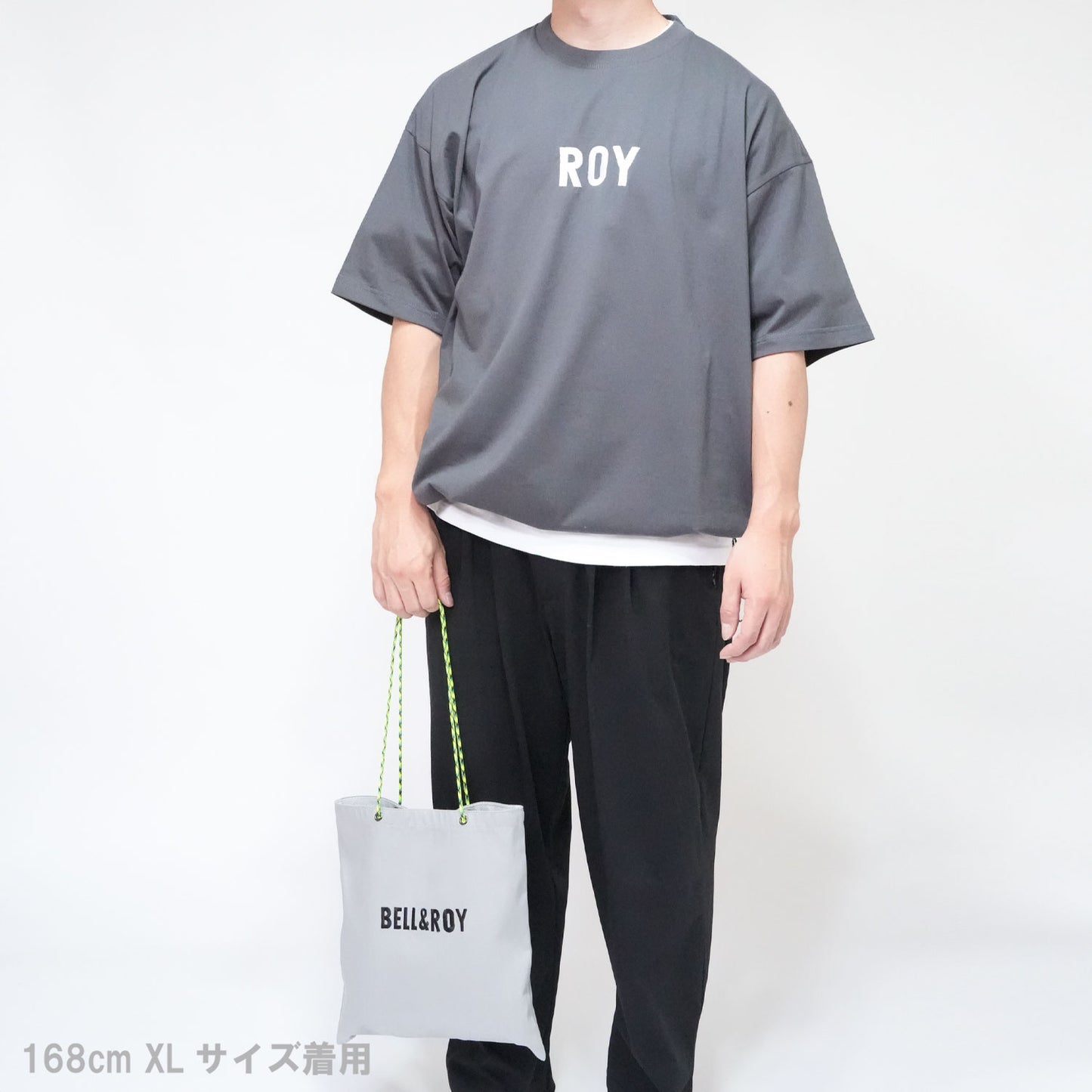 〈期間限定受注生産〉ネーム刺繍セミオーダー【 ドローコード T＋スクエアトートバッグ お得セット】