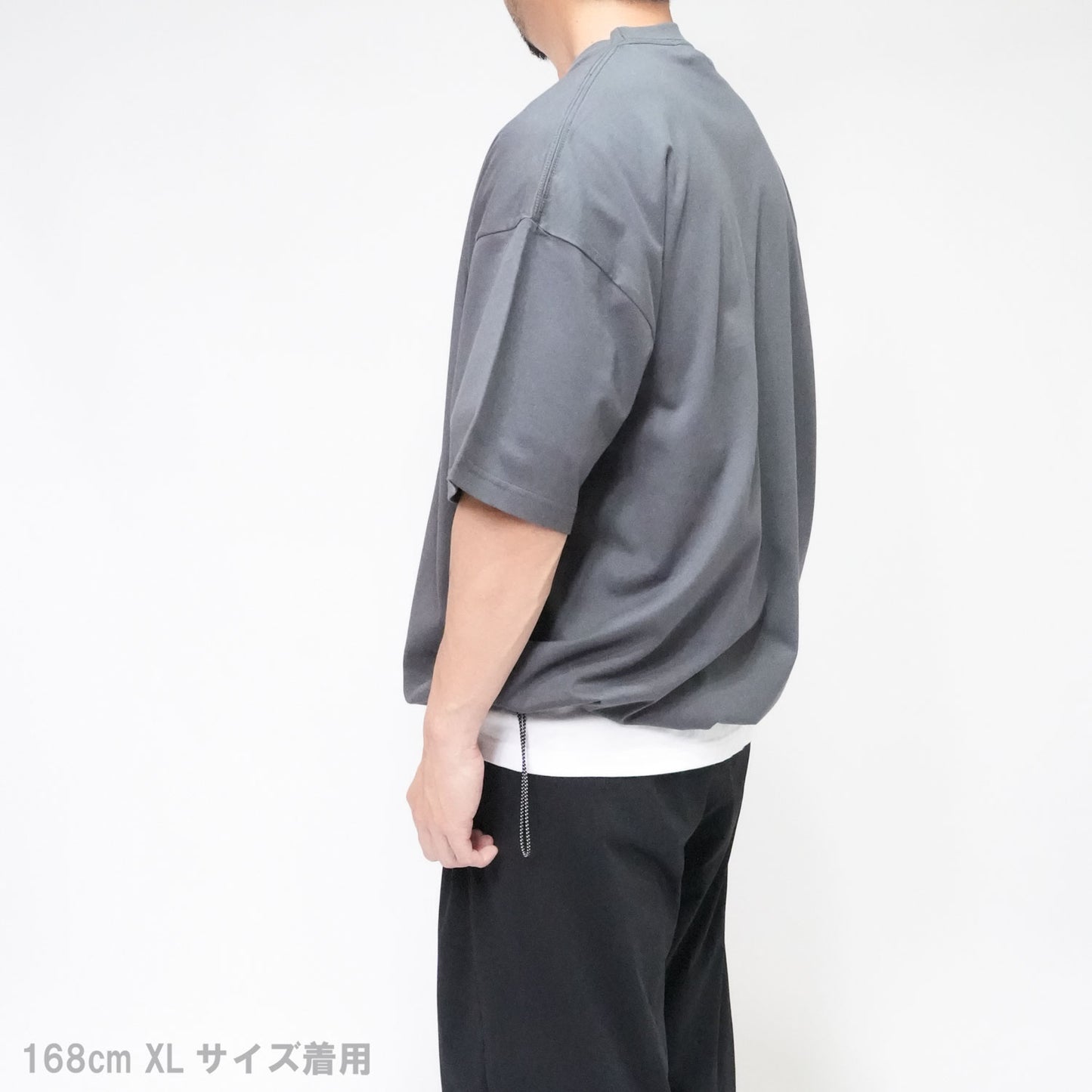 〈期間限定受注生産〉ネーム刺繍セミオーダー【 DRAWCORD T-SHIRT/ドローコード Tシャツ】